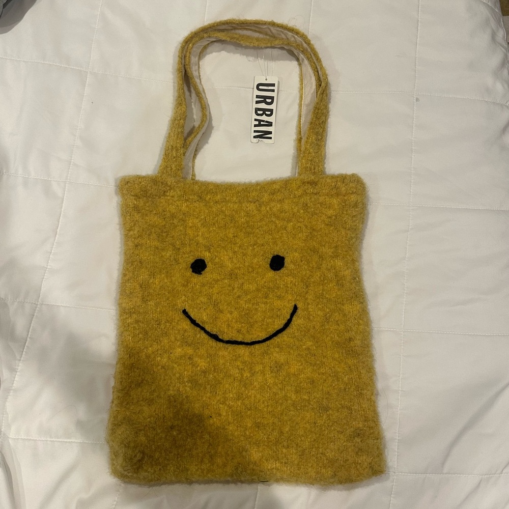 Urban Outfitters UO Smiley Tote Bag